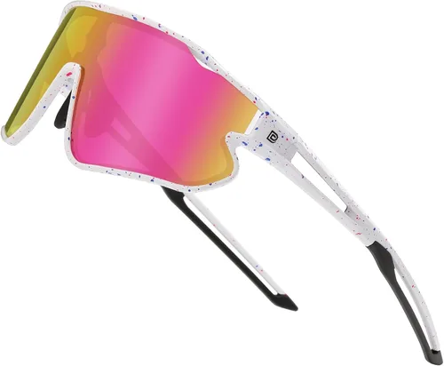 Miniatura 13 de DUCO Gafas de sol polarizadas deportivas para hombres y mujeres, gafas de sol para correr, pesca, ciclismo, béisbol, protección UV400, DC0023 Marco