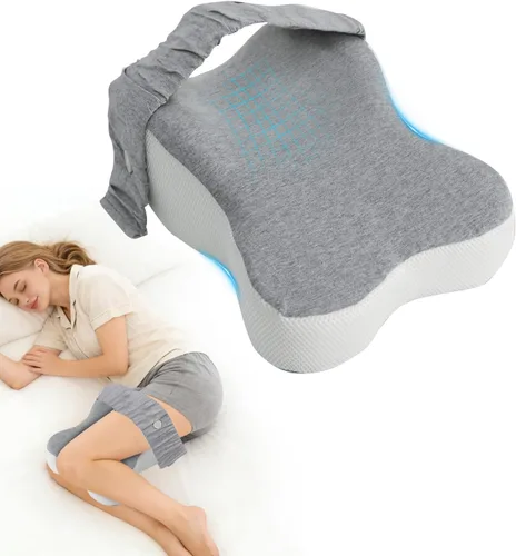 Miniatura 9 de Knee Pillow for Side Sleepers, Memory Foam Leg Pillow for Side Sleeping with Adjustable Strap, for Comfortable wear Between the Legs While Sleeping