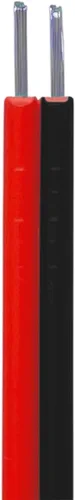 Miniatura 3 de 32,8 pies/10 m 2 pines 20 AWG Cable de extensión eléctrica de 2 conductores, línea de cable de conexión engarzado, rojo y negro, para cinta de LED