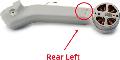 Miniatura 7 de SeiZed Gimbal Arm with Motor for D-JI Mavic Mini Front Rear Left Right Arm Replacement Drone Repair Parts (Color : 1 Set)
