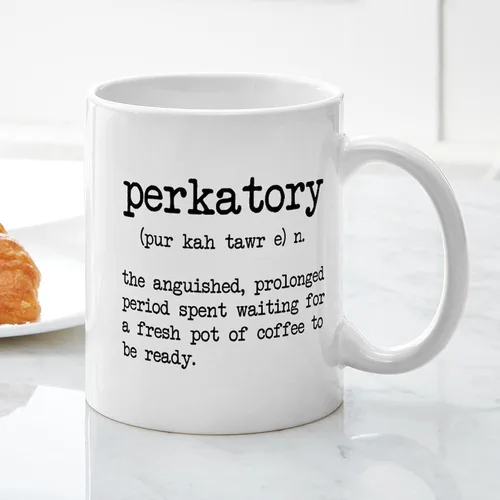 Miniatura 3 de CafePress Perkatory Mugs - Taza de café de cerámica de 11 oz (11.0 fl oz)