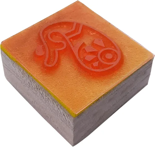 Miniatura 6 de Royal Kraft Sello de goma de madera espiral - Impresión de bloques de bricolaje en papel, tela, henna Rtag020