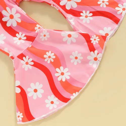 Miniatura 42 de Sejardin Ropa de verano para bebé y niña, recién nacida, manga corta, con letras, mameluco elástico con diadema