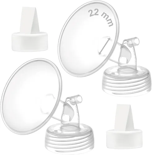 Miniatura 23 de Maymom Válvula de brida y pico de pato de 0.827 in compatible con piezas de bomba de repuesto Spectra S1 S2 9 Plus, no original Spectra Brida