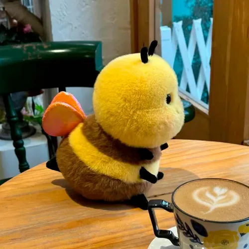 Miniatura 7 de ELAINREN Abeja Acolchada Peluche Ultrasuave, Abeja de Miel de Felpa, Muñeco de Insecto de 11.8 Pulgadas, Regalos A6