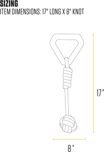 Miniatura 3 de Carhartt Herramientas de entrenamiento para mascotas, herramienta resistente para tirar, buscar y jugar, puño de mono para perro (Carhartt marrón)