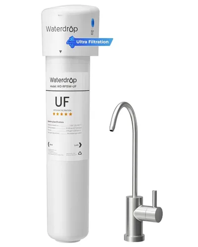 Miniatura 11 de Waterdrop 15UB-UF Sistema de filtro de agua para debajo del fregadero, 0,01 micras, sistema de filtración de agua potable para debajo del mostrador