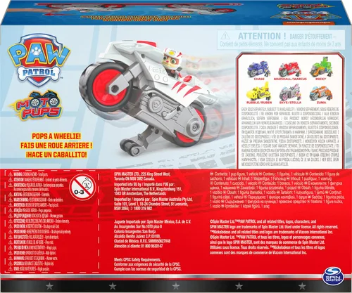 Miniatura 10 de PAW Patrol, Moto Pups Moto Deluxe de Wildcat, vehículo de motocicleta de tracción que hace piruetas y figura de juguete Gato montés