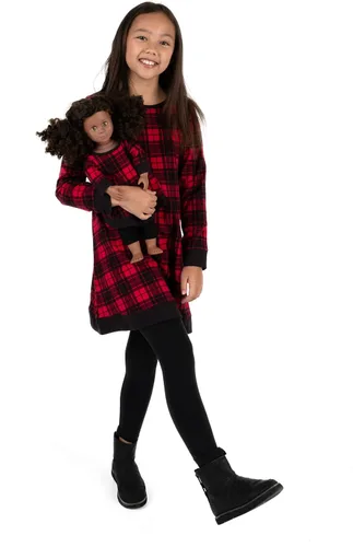 Miniatura 46 de Leveret - Conjunto de vestidos a juego para niña y para muñeca, 100% algodón, gran variedad de estilos, (tallas de 2 a 14 años)