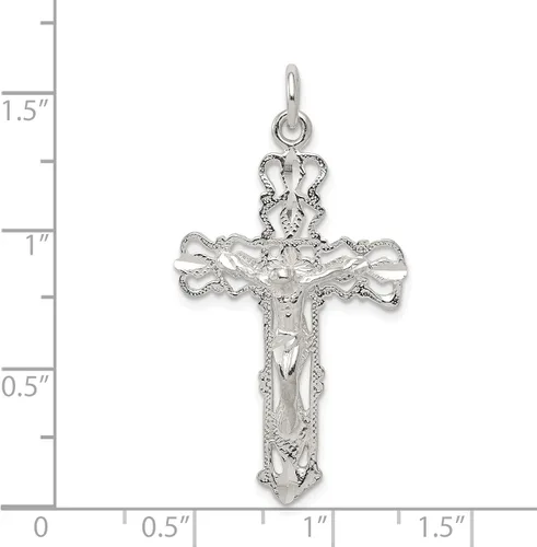 Miniatura 3 de Plata de ley Crucifijo Colgante