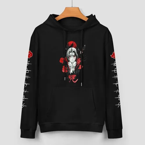 Miniatura 5 de MIOBER Anime - Conjunto de sudadera con capucha y pantalones deportivos de manga larga para hombre y mujer