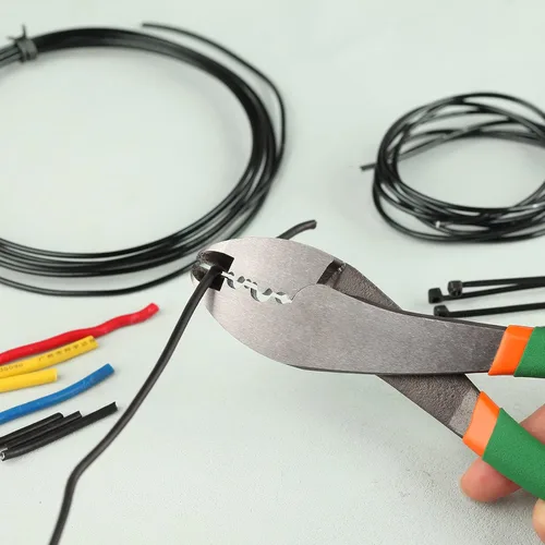 Miniatura 4 de SPEEDWOX Herramienta de prensado de corte de alambre Alicates eléctricos Alicates Crimper Cutter Alicates de crimpado de terminales eléctricos