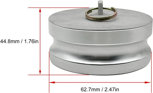 Miniatura 7 de 2 piezas de aluminio tipo DP leva y ranura de montaje, acoplador hembra x NPT hembra, con 2 piezas de montaje de junta Camlock (2 pulgadas)
