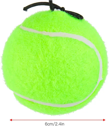 Miniatura 4 de Pelota de tenis, pelota de entrenamiento para principiantes con cuerda de goma elástica, equipo de entrenamiento de tenis multiusos para interiores