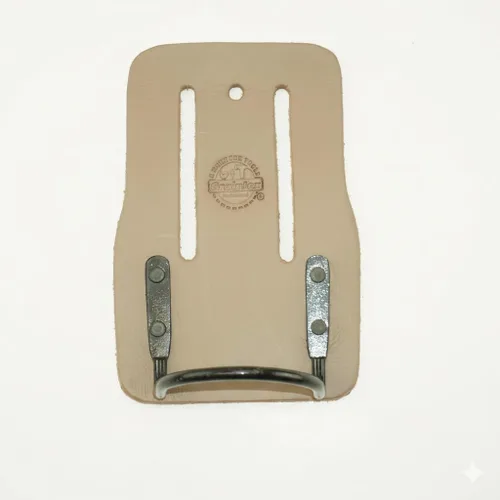 Miniatura 14 de Graintex Soporte de martillo para cinturón de herramientas, cuero de grano superior de alta calidad, lazo de martillo de acero, se adapta a
