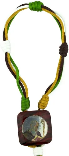 Miniatura 5 de Adorno de bendición para el hogar de San Benito de 12 pulgadas, 3 colores, se adapta a la manija de tu puerta o se puede colgar en un gancho, Negro