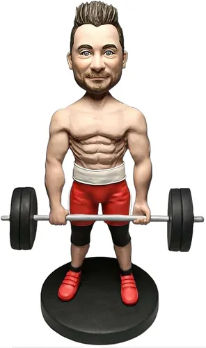 Miniatura 14 de Figura personalizada de Bobble-Heads Muñeca, Taekwondo 6th Dan Man Custom Bobble Head, Figuras de Cabeza Bobble Hecho a mano, Escultura
