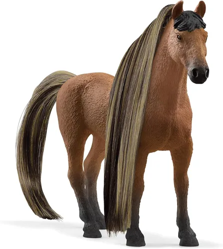 Miniatura 7 de Schleich Horse Club Sofia's Beauties Akhal Teke Stallion - Juego de 8 figuras de juguete de caballo con pelo cepillable y accesorios para niños