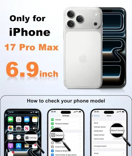 Miniatura 18 de FNTCASE Funda para iPhone 17 Pro: Fundas delgadas translúcidas de color azul claro compatibles con MagSafe, protección completa de la cámara