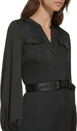Miniatura 2 de Karl Lagerfeld Paris Vestido deportivo de manga larga para mujer