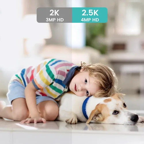 Miniatura 2 de litokam Cámaras interiores para seguridad del hogar con visión nocturna, cámara para mascotas con aplicación para teléfono, cámara de seguridad WiFi