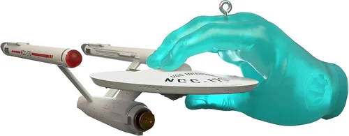 Hallmark Keepsake – Adorno navideño de recuerdo 2023, Star Trek La Mano de Apolo, Regalos para Trekkies