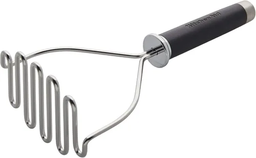Miniatura 5 de KitchenAid Gourmet - Rallador de caja de acero inoxidable de 4 lados con contenedor de almacenamiento desmontable, 10 pulgadas de alto, negro
