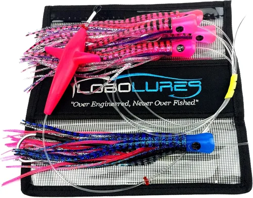 Miniatura 7 de LOBO LURES #215 Skipjack híbrido Skipjack híbrido UV Splash atún Mahi Marlin Trolling Señuelo Daisy Chain
