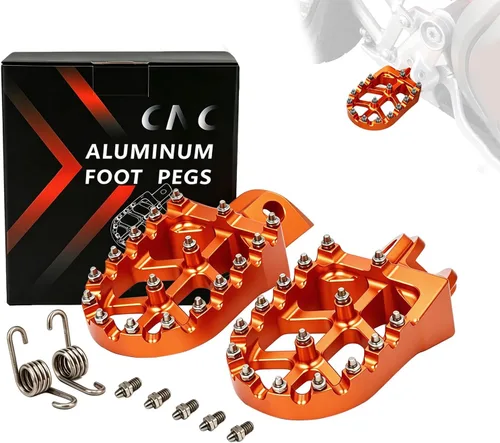 Miniatura 7 de JFG RACING - Estriberas de bicicleta de tierra, reposapiés CNC para motocicleta para 50-1290 SX SXF EXC EXCF XC XCF XCW SUPER MOTO ENDURO AVENTURA