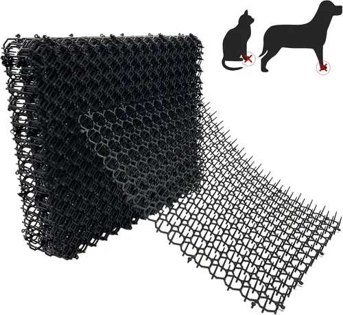 Miniatura 7 de Fhiny Tapete disuasorio para gatos de 8 x 16 pulgadas, paquete de 12 alfombrillas para gatos con pico repelente de gatos para cobertura de gatitos