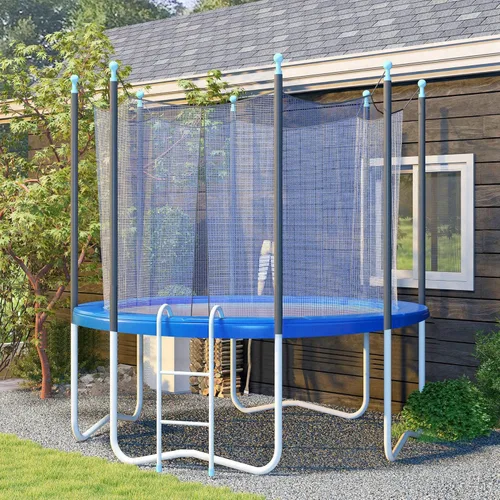 Miniatura 2 de Soozier Funda de resorte para cama elástica de 12 pies/14 pies, repuesto de almohadilla de seguridad para cama elástica, impermeable y resistente a