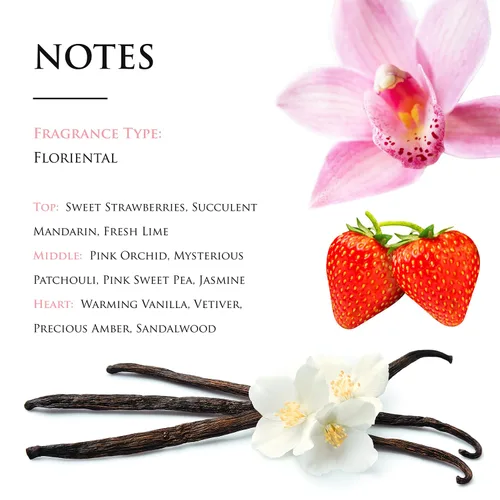 Miniatura 4 de Michel Germain Sexual Noir Eau de Parfum Fragancia en aerosol, notas altas de fresas, mandarina y lima, regalo floral cálido y sensual de larga
