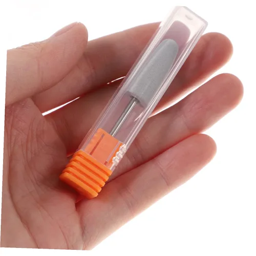 Miniatura 4 de POPETPOP 2 unids Bits Nail Grinding Head Silicon Bit para Nail Drill Manicura Set para máquina de manicura eléctrica