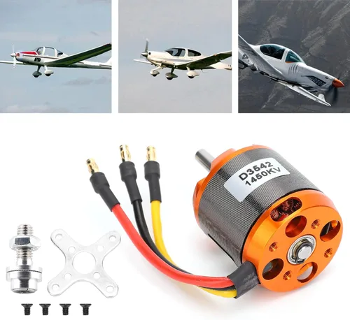 Miniatura 2 de Bnineteenteam Motor de avión RC, D3542 Motor sin escobillas 1450KV / 1250KV / 1000KV Motor RC sin escobillas de bajo ruido para aviones RC de ala