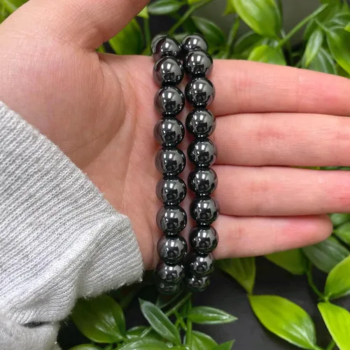 Miniatura 154 de Gem Avenue Handmade Round Bead Stretch Bracelet Unisex Natural Stone Beaded Jewelry for Men & Women, Elastic Wristband for Daily Wear