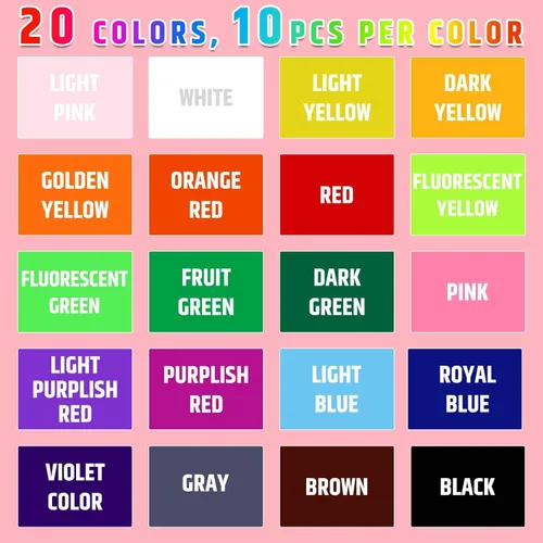 Miniatura 5 de Giwrmu 200 piezas 20 colores Limpiapipas para Manualidades, Limpiapipas Tallo de Chenilla, Palitos Difusos Suministros para Manualidades