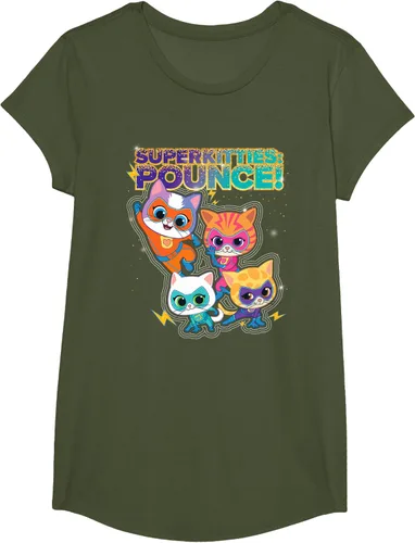 Miniatura 68 de Disney Junior SuperKitties Pounce! Camiseta de equipo completo, talla S