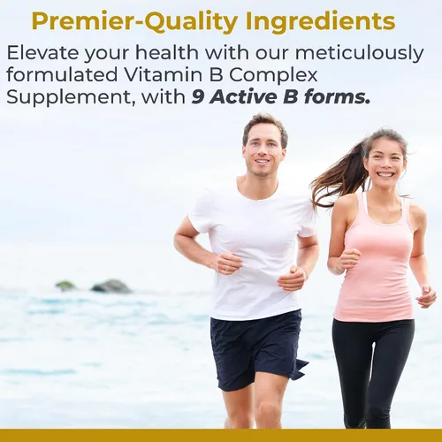 Miniatura 3 de Premier Research Labs Complete B - Suplemento complejo de vitamina B para una salud óptima Suplemento de vitamina B con biotina 9 vitaminas B