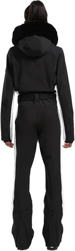 Miniatura 103 de GSOU SNOW Traje de esquí para mujer, traje de nieve de una pieza, para snowboard, delgado, aislante, impermeable, resistente al viento