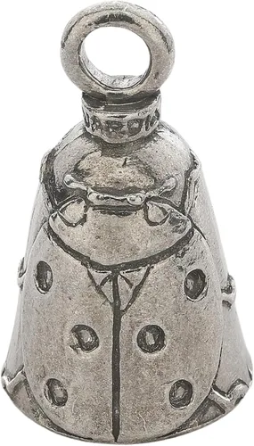 Miniatura 15 de Guardian Bell Animals Good Luck Bell w/Keyring & Black Velvet Gift Bag Motorcycle Bell Lead-Free Pewter Made in USA Pie Grande/Yeti
