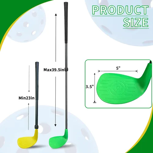 Miniatura 2 de Golf Club with Oversize Head, Right-Handed Plastic Chipping Clubs for Outdoor Backyard Game Training Practice, Golf Accessories Gifts for Men