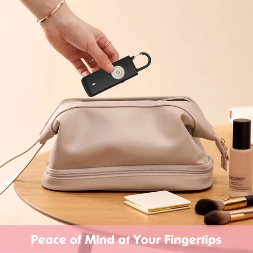 Miniatura 6 de Alarma personal recargable para mujeres, paquete de 2 regalos de cumpleaños de Navidad para mujeres, hijas, estudiantes universitarios