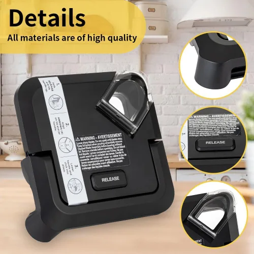 Miniatura 3 de Tapa de licuadora de repuesto para jarra Ninja de 72 oz con tapa de bloqueo, piezas de cubierta superior para BL642 BN701 BN751 BN801 BL610 DB751A