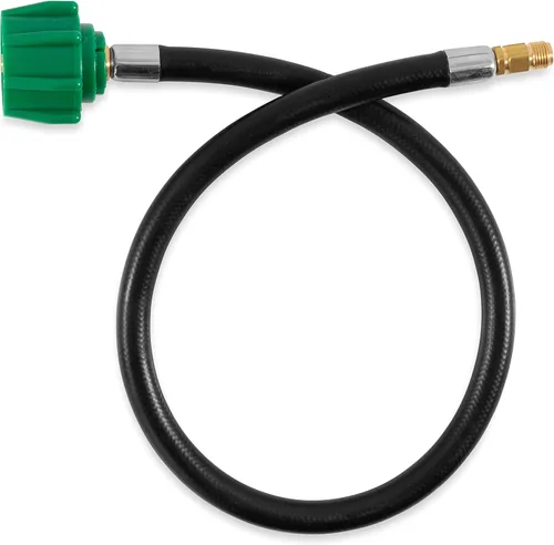 Miniatura 7 de Conector de manguera de propano con cable de espiral de 36 pulgadas de Camco, conecta cilindro de propano a un regulador de propano para caravana