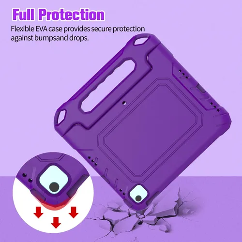 Miniatura 7 de Funda para iPad Air de 5ª y 4ª generación, iPad Air de 10.9 pulgadas 2022/2020 con protector de pantalla, funda protectora para iPad Pro 11 con asa
