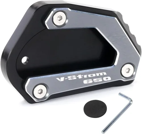 Miniatura 8 de Placa de soporte de extensión lateral de motocicleta compatible con SUZUKI Vstrom 650 650XT 2004-2023 Vstrom Soporte de almohadilla de pie DL650