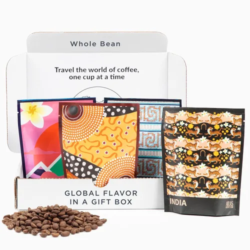 Miniatura 12 de Atlas Coffee Club World of Coffee Discovery Set - Muestra de regalo de café gourmet, paquete de 8 cajas variadas de los mejores cafés de origen