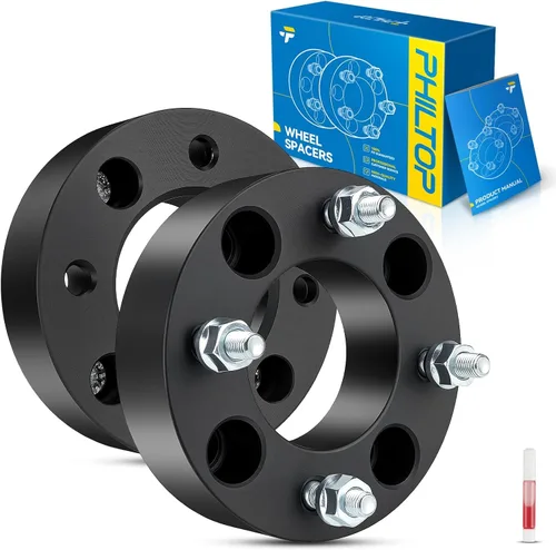 Miniatura 106 de PHILTOP Espaciador de rueda de 4 x 4 de 2 pulgadas, espaciadores de rueda centrados en las lengüetas para Polaris Trail Boss 330 2003-2013, Trail