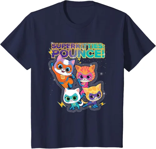 Miniatura 73 de Disney Junior SuperKitties Pounce! Camiseta de equipo completo, talla S