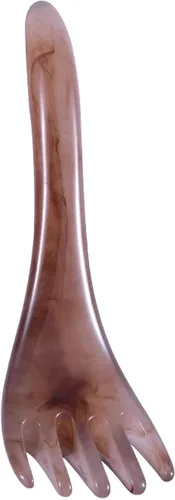 Masajeador de cuero cabelludo Gua Sha, masajeador de espalda, rascador de cabeza, masajeador de cabeza de spa de mano para relajación profunda,
